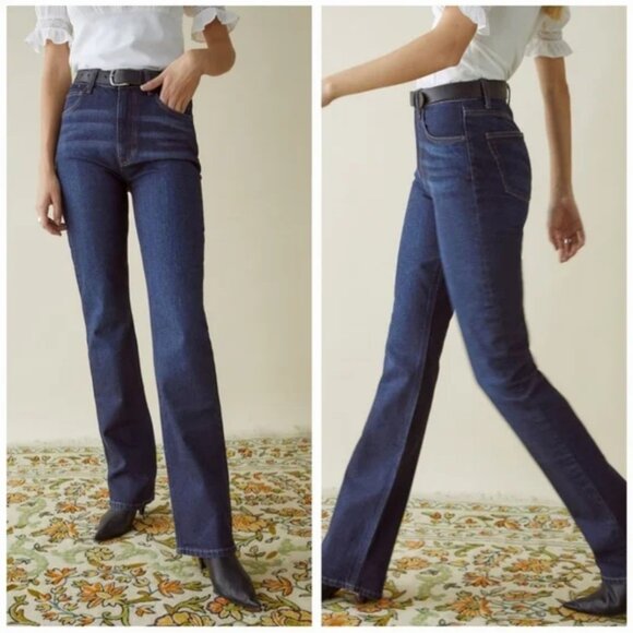 NWT Reformation Peyton High Rise Bootcut Jeans, Size 26 - Picture 12 of 12